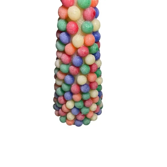 Vintage Gumdrop Candy Christmas Tree Light Up 8.75‎ Inch Colorful Tested Festive